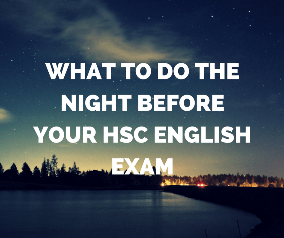 Tips on creative writing hsc